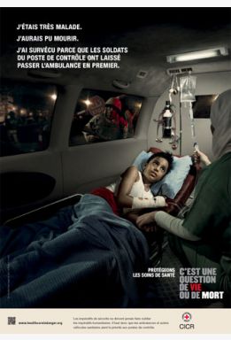Protéger les soins de santé : priorité aux ambulances (affiche)