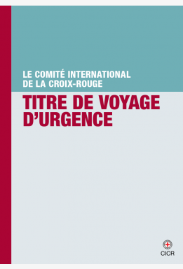 Le comité international de la Croix-Rouge Titre de Voyage d’urgence