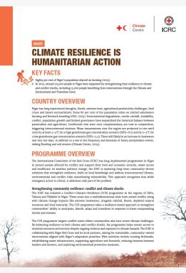 Niger: Climate Resilience in Humanitarian Action