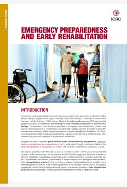 Emergency Preparedness and Early Rehabilitation