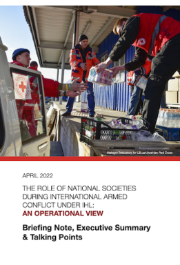 The Role of National Societies During International Armed Conflict Under IHL: An Operational View